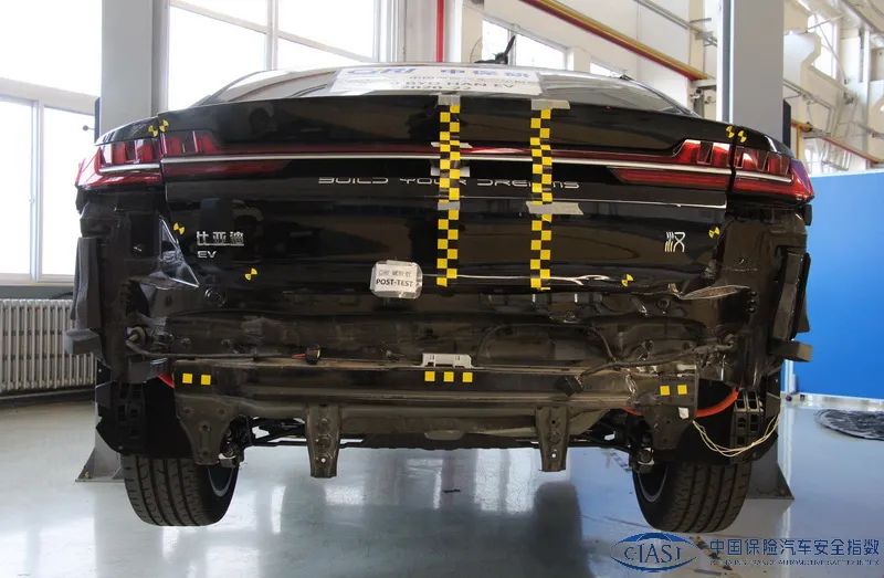 比亚迪汉EV碰撞测试详解,比亚迪汉ev耐撞吗