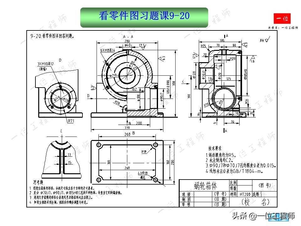 零件图基础知识,如何看懂机械零件图