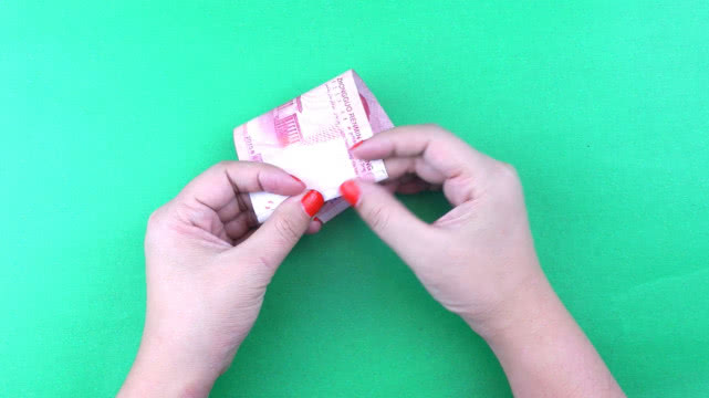 如何用一元折财神爷,百元财神爷折纸教程