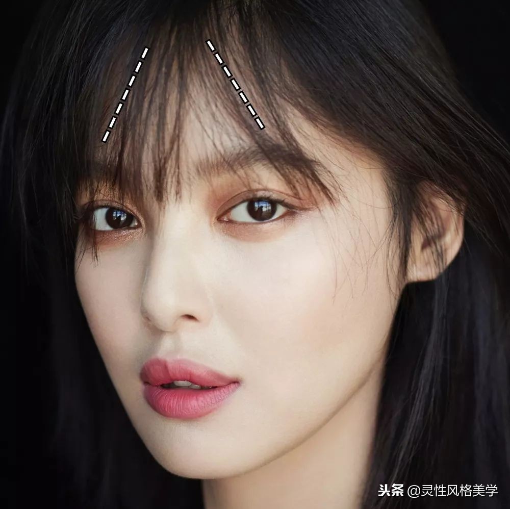 八字刘海锁骨发今年最新款发型,2022流行发型八字刘海减龄锁骨发