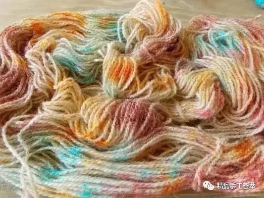 有趣的染色方法,毛线是怎么染的