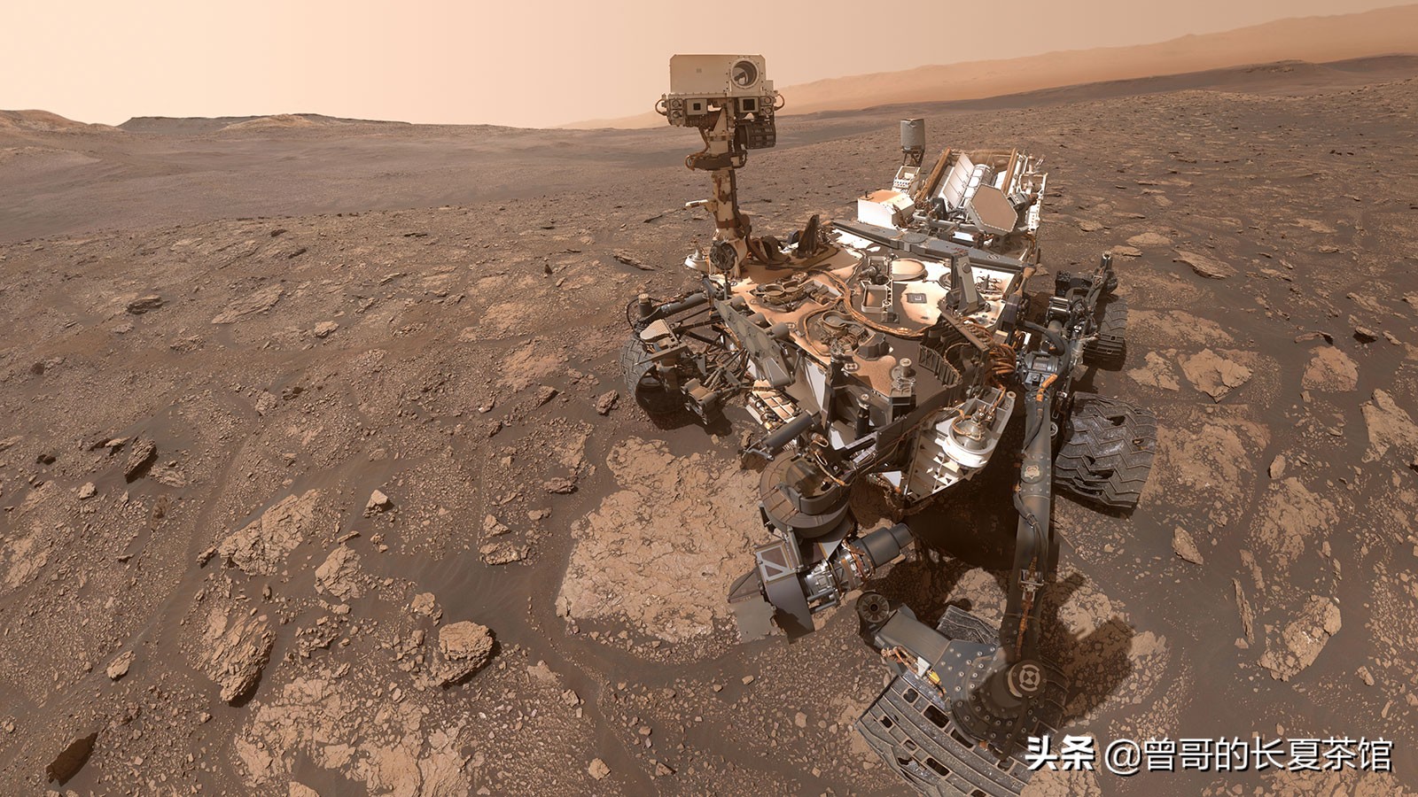 好奇号在火星拍摄真实画面,好奇号拍摄的火星地面高清细节