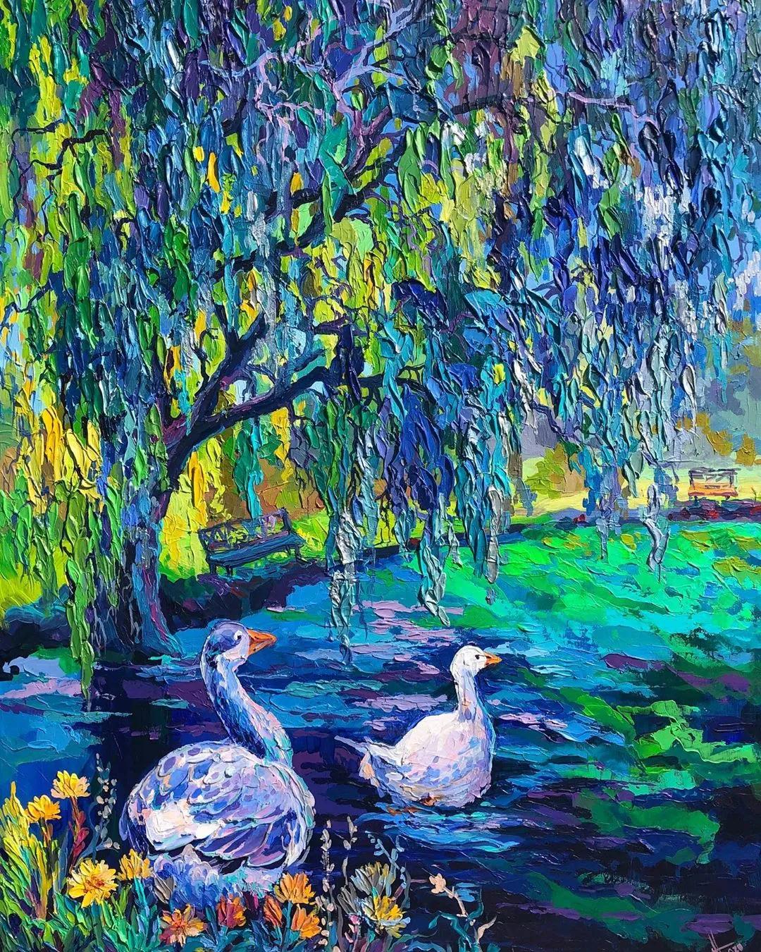 一千元颜料画画,画画颜料全套捡漏