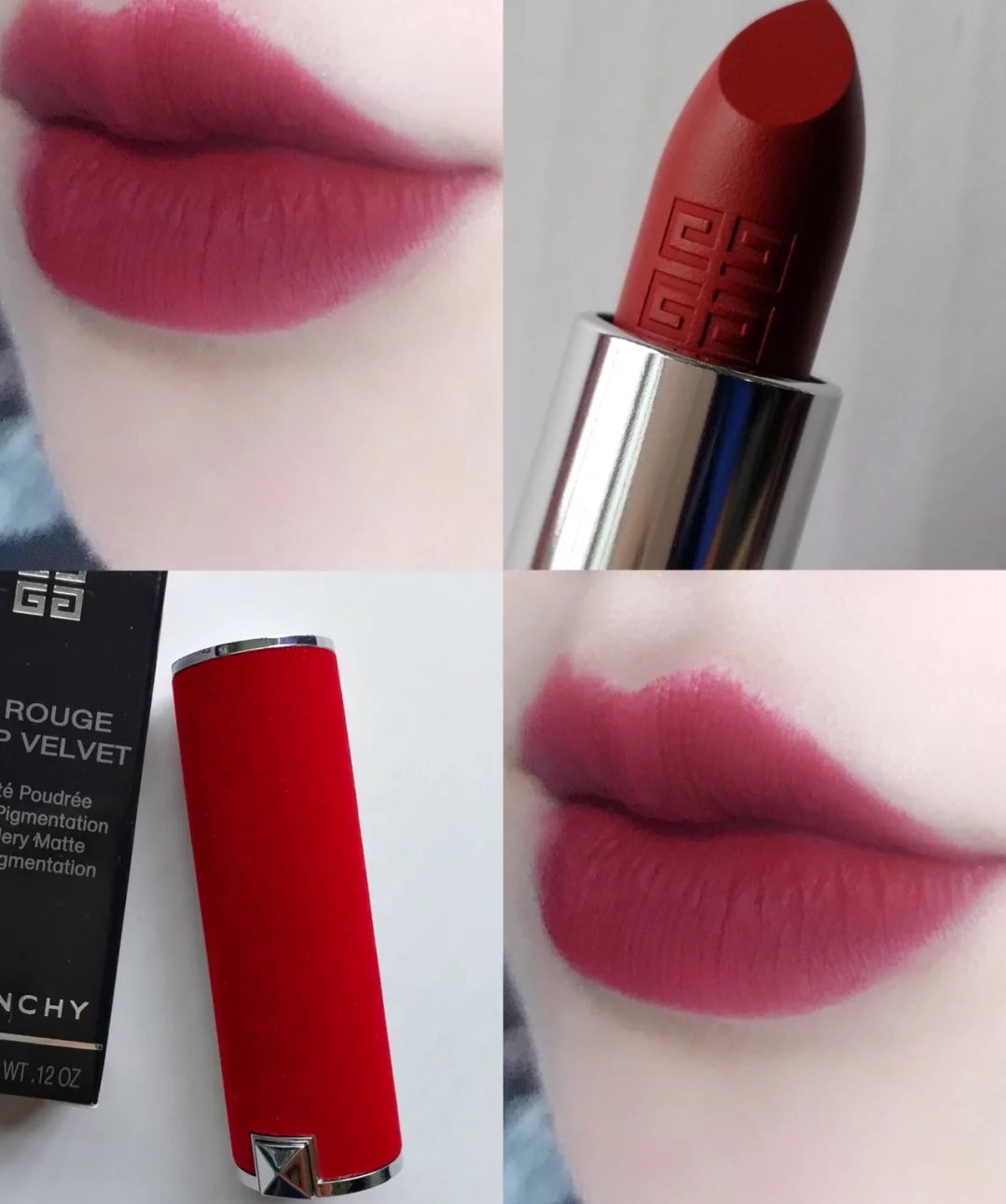 纪梵希口红推荐色号黄皮325,纪梵希口红最火色号n37试色