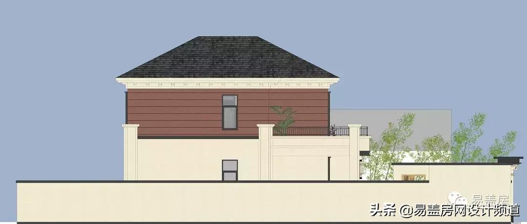 新中式别墅农村车库,武汉农村别墅设计及建造