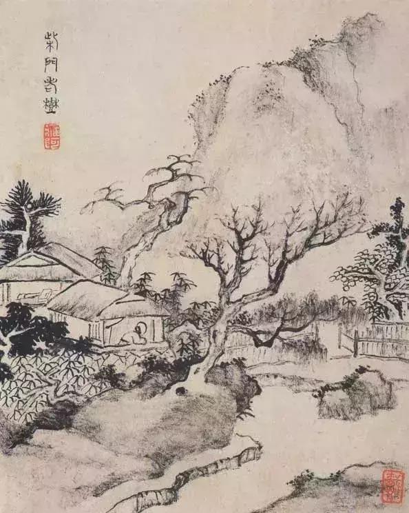 枯笔之境的书法作品,枯笔之境