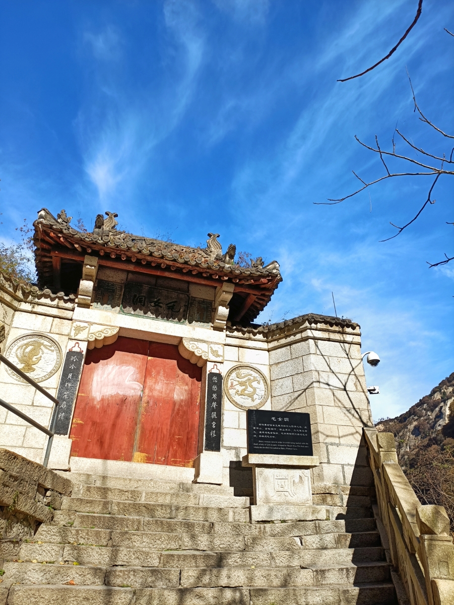 华山二日游登山攻略路线图,陕西自由行夜爬华山