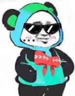 表示震惊的熊猫头表情包,熊猫头小眼睛震惊表情包