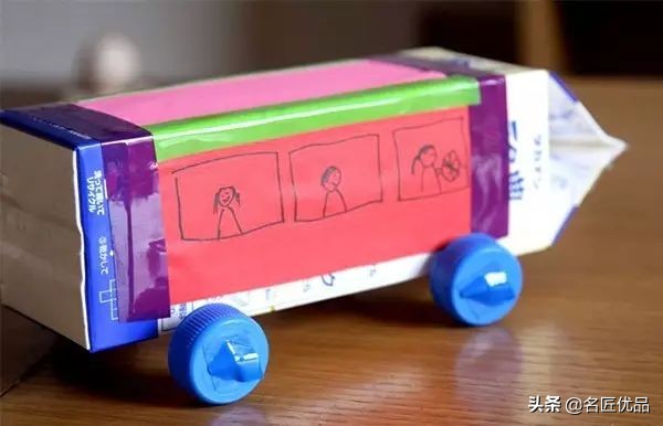 亲子手工牛奶盒,牛奶盒子可操作的手工