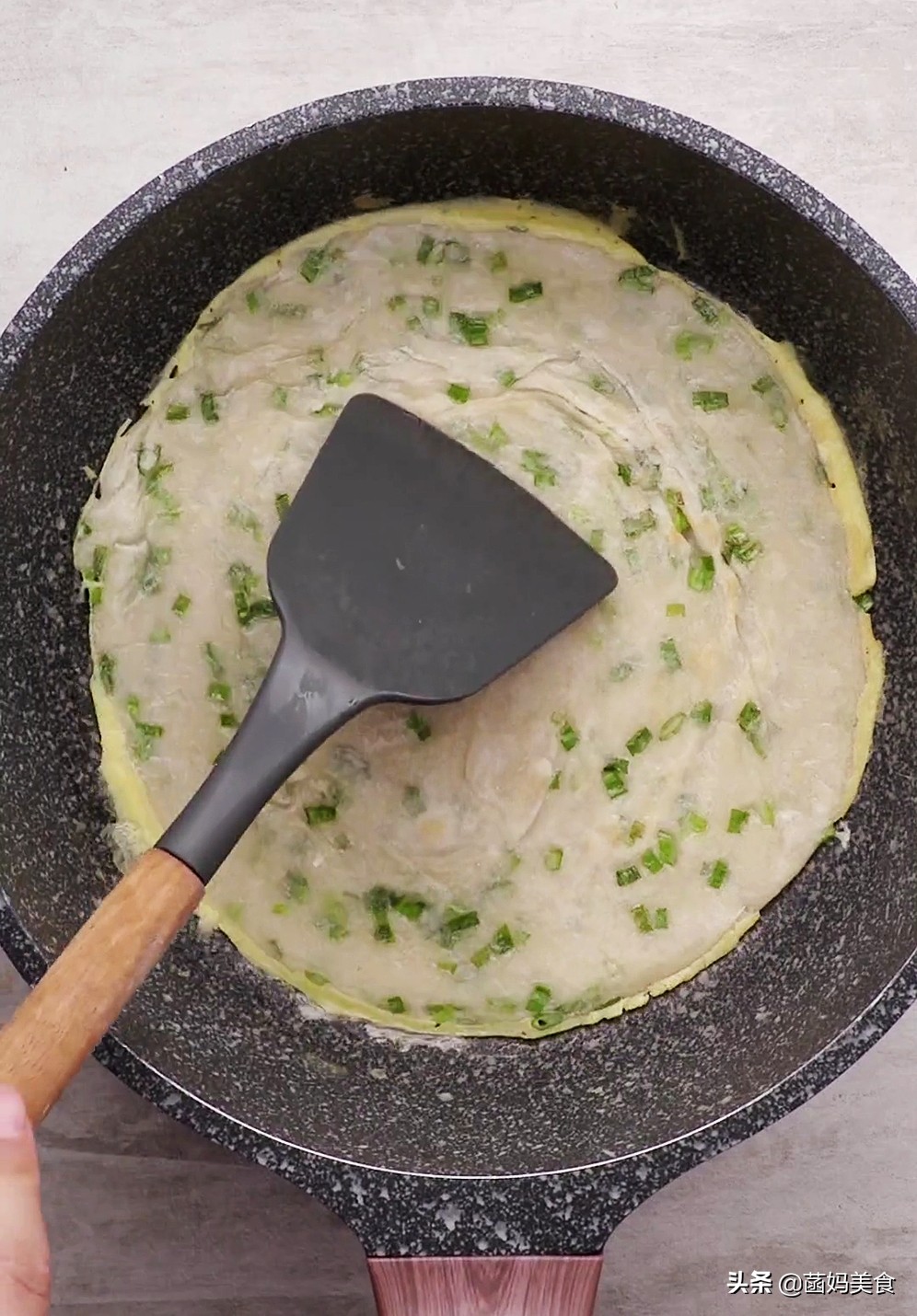 家常千层饼最家常的做法,营养早餐发面饼千层饼