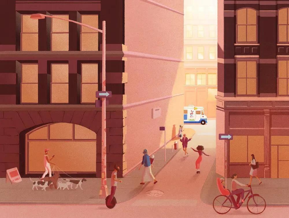 美国纽约视觉艺术学院插画,插画毕业展