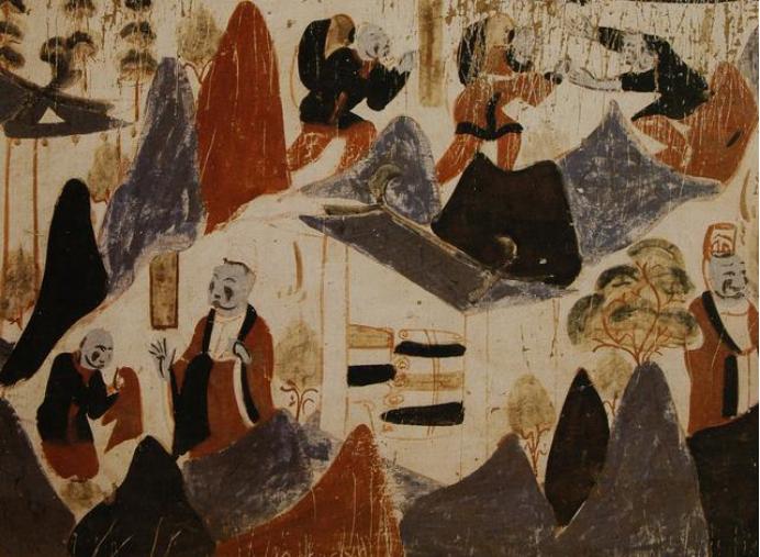 敦煌428窟介绍,敦煌329窟壁画飞天图