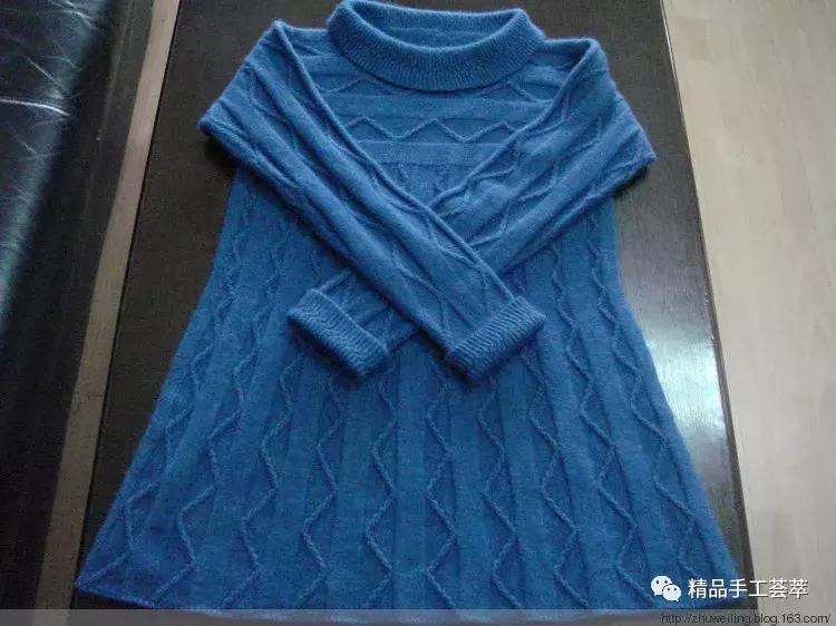 一件完整女士羊绒开衫织法教程,新款白色冰丝针织衫上衣织法教程