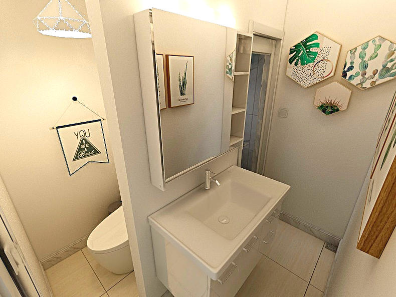 t字型三分离卫生间,卫生间4平适合做干湿分离吗