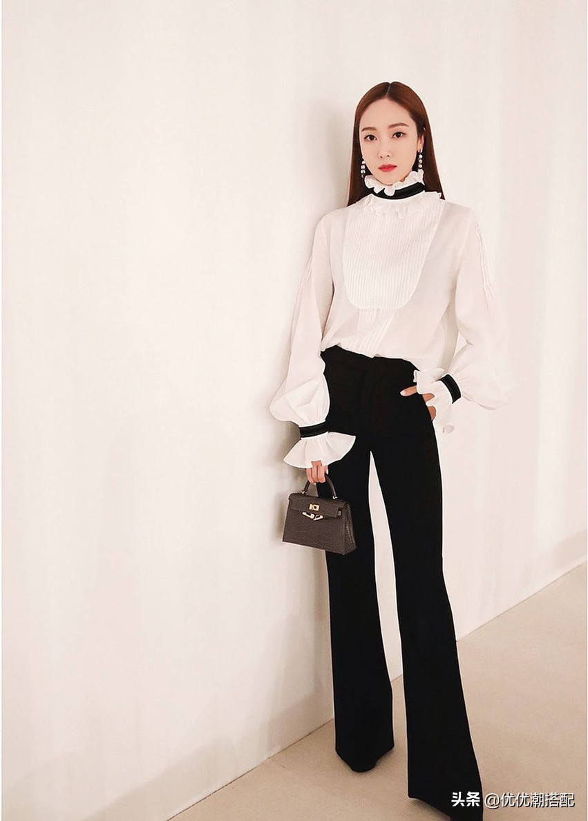 郑秀妍私服穿搭皮毛一体皮衣,郑秀妍最新穿搭