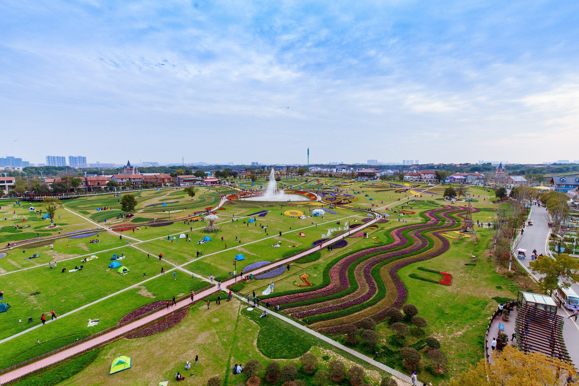 今日春分,武汉这时候不仅有樱花,这里的花随风一吹人都酥了