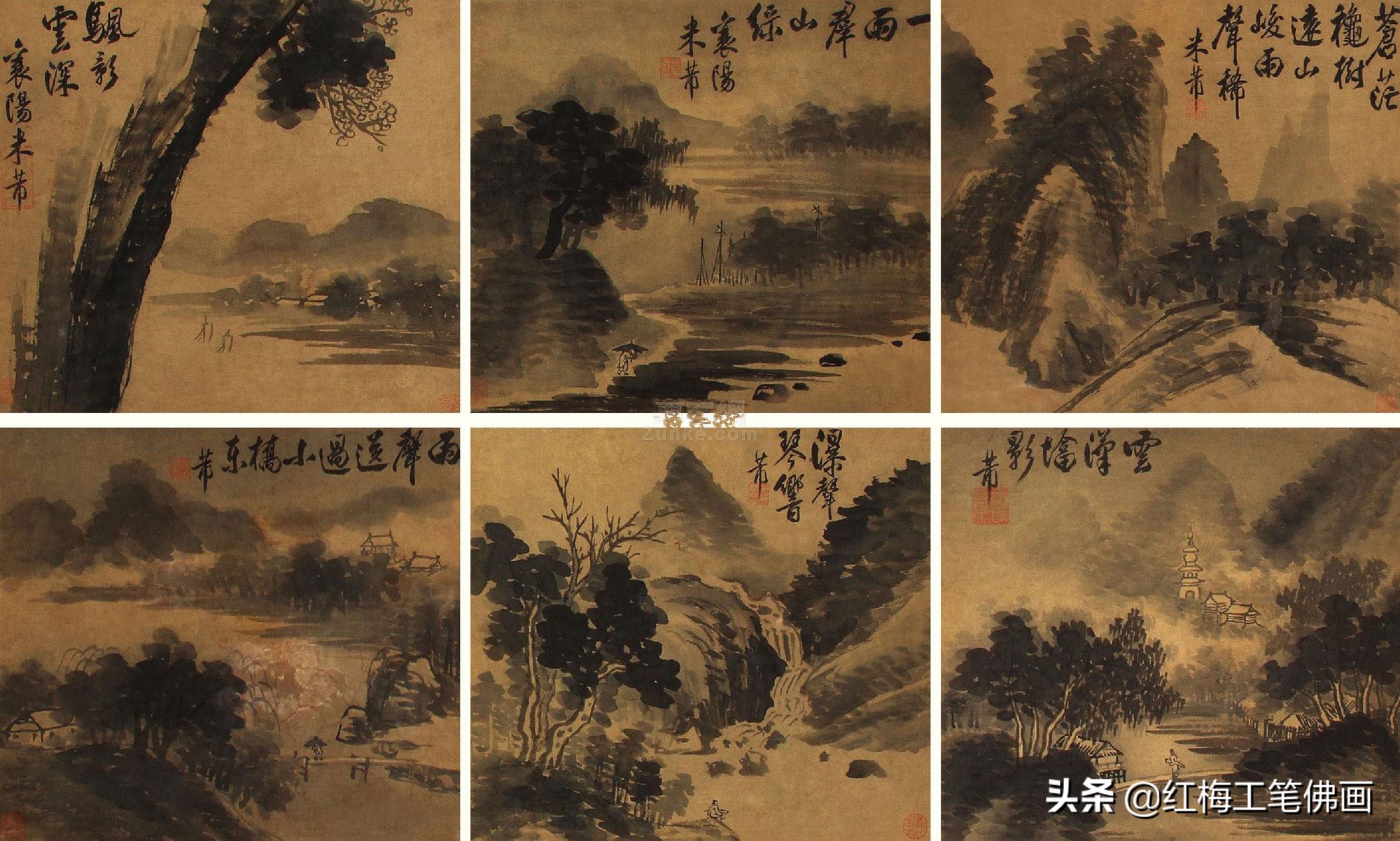 中国山水画表达的情感,中国山水画意境美就是诗情画意