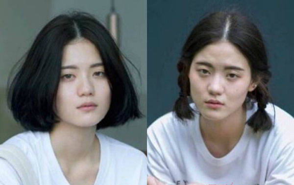 超短中分波波头短发图片背面,中分波波头短发怎么扎好看