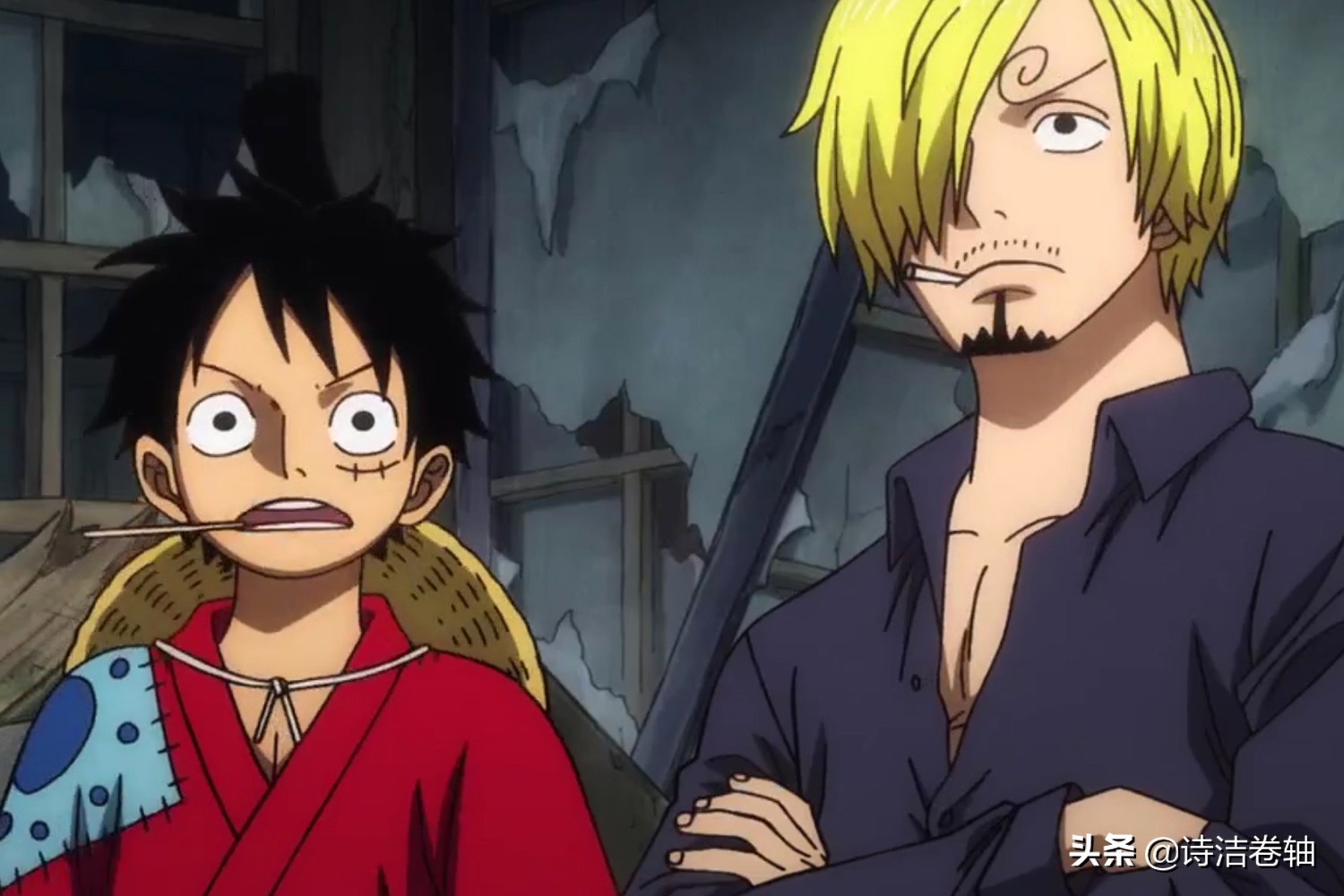 对比两年前后，草帽团最明显的变化（1）：路飞的帽子，索隆的眼