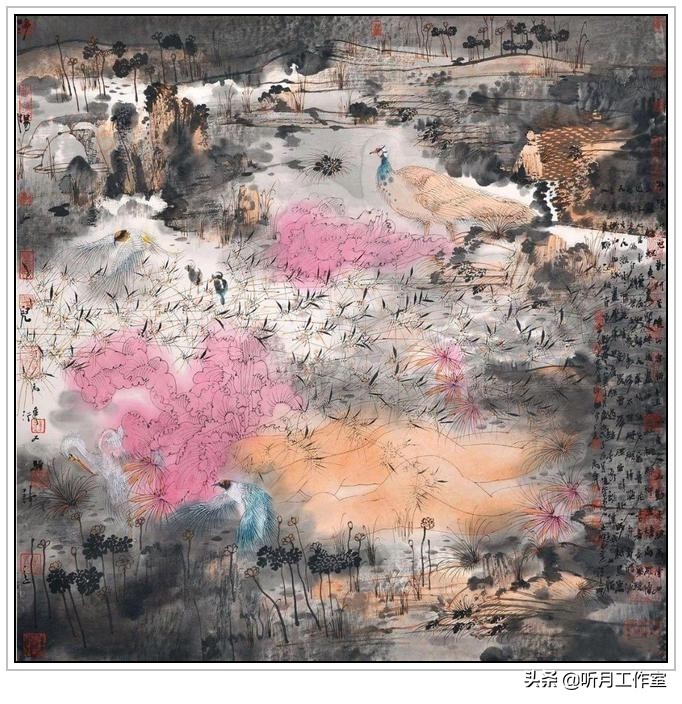 卢禹舜中国画欣赏,卢禹舜先生山水画创作