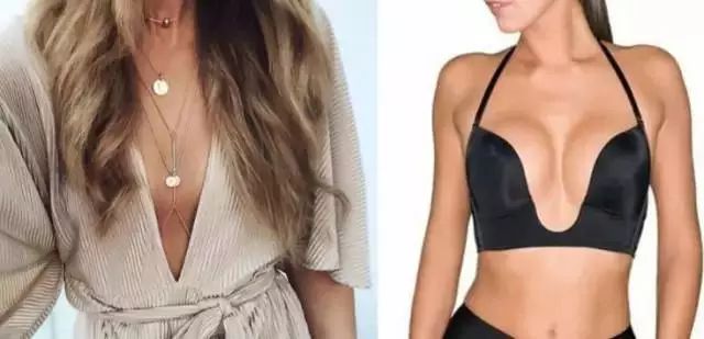 她们不是没穿内衣，而是会穿内衣