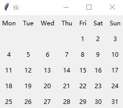 tkinter设计表格,tkinter日期控件