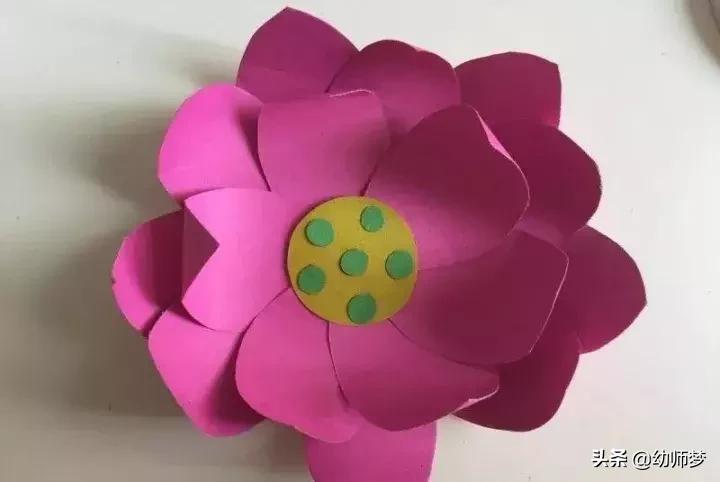 半成品荷花睡莲手工材料包,荷花睡莲水池制作