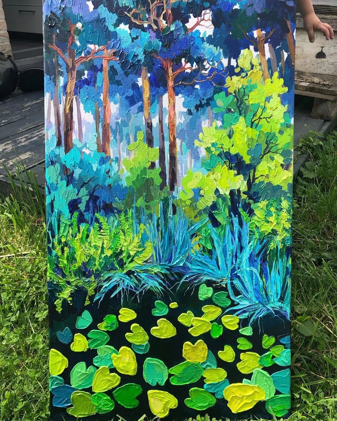 简单又有艺术感的油画怎么画,油画风景细节怎么画