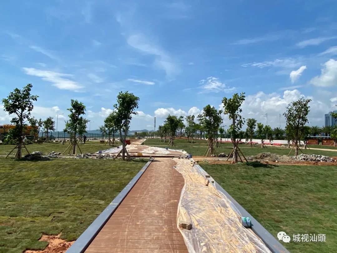 汕头东海岸新溪侨韵公园规划详图,新建的汕头东海岸公园
