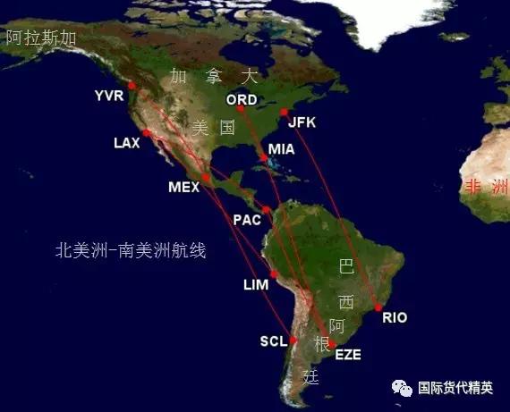 全球10大主要国际航空线精解(图文对照)