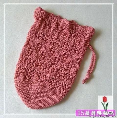 毛线手提袋棒针编织教程,手提袋毛线编织视频