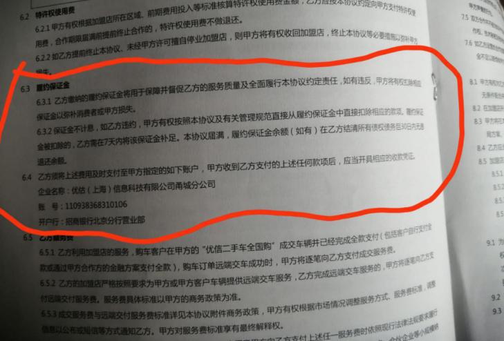 优信佣金,优信押金不退怎么办