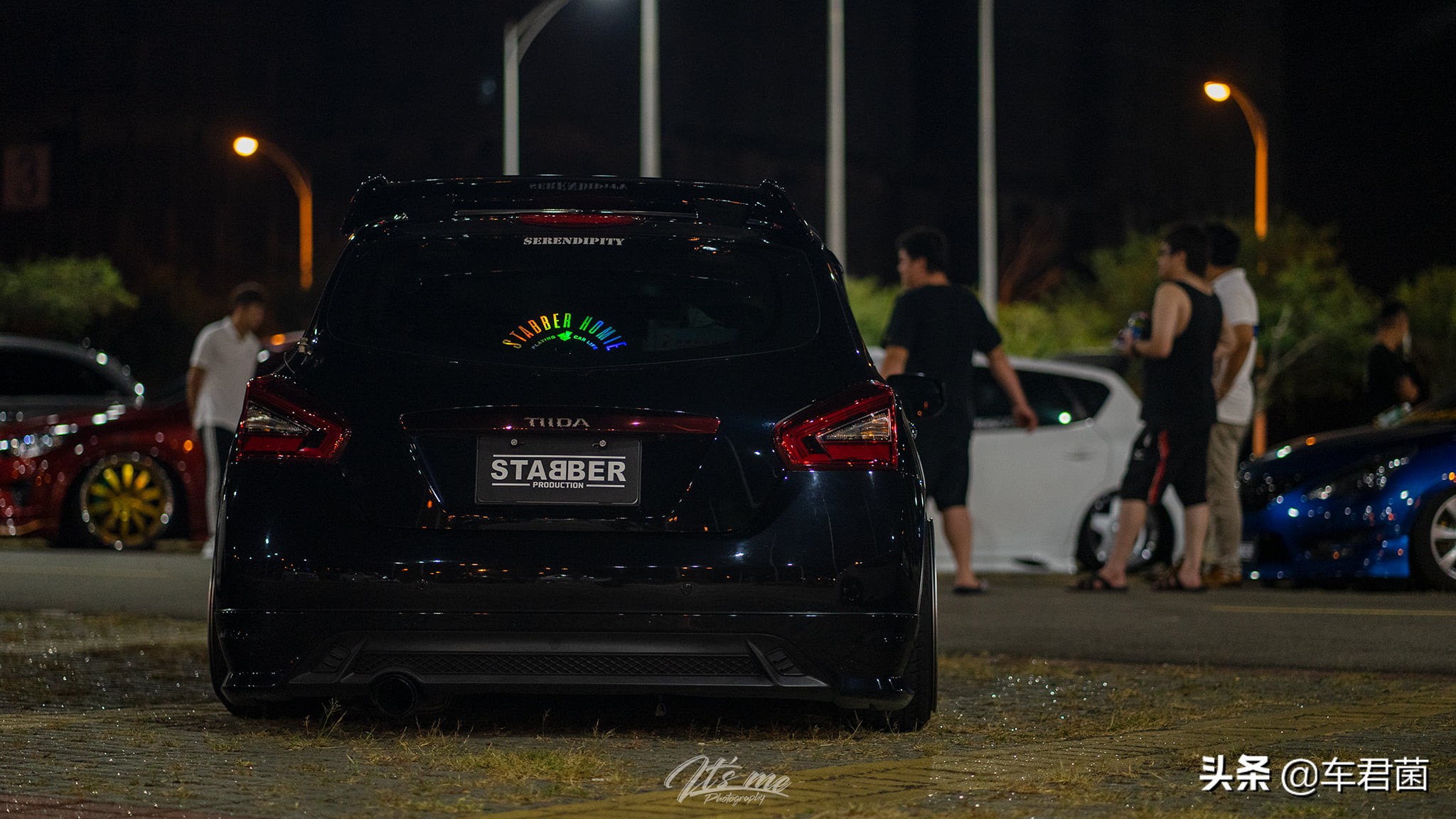 骐达车友台湾版尾灯,日系骐达改装