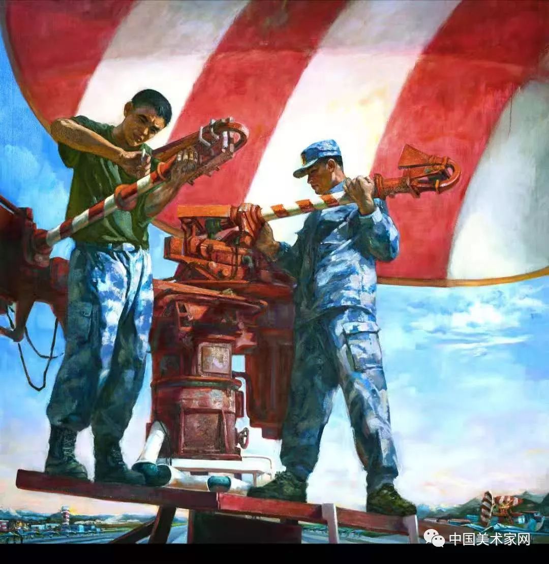 油画家陈健早期作品,陈健画家作品