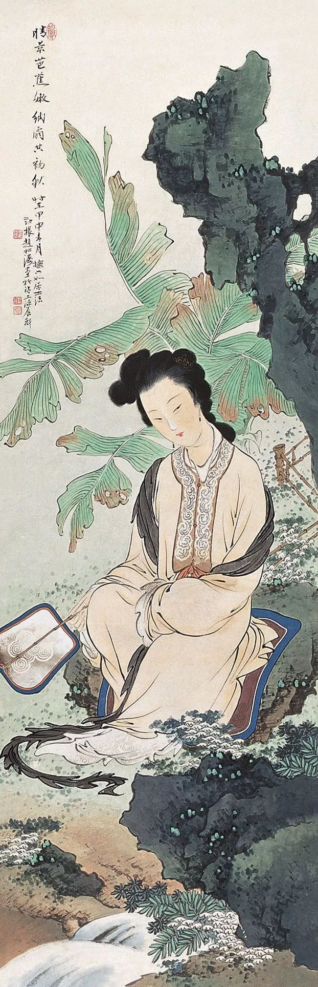 赵松涛人物画欣赏,临摹赵松涛山水画