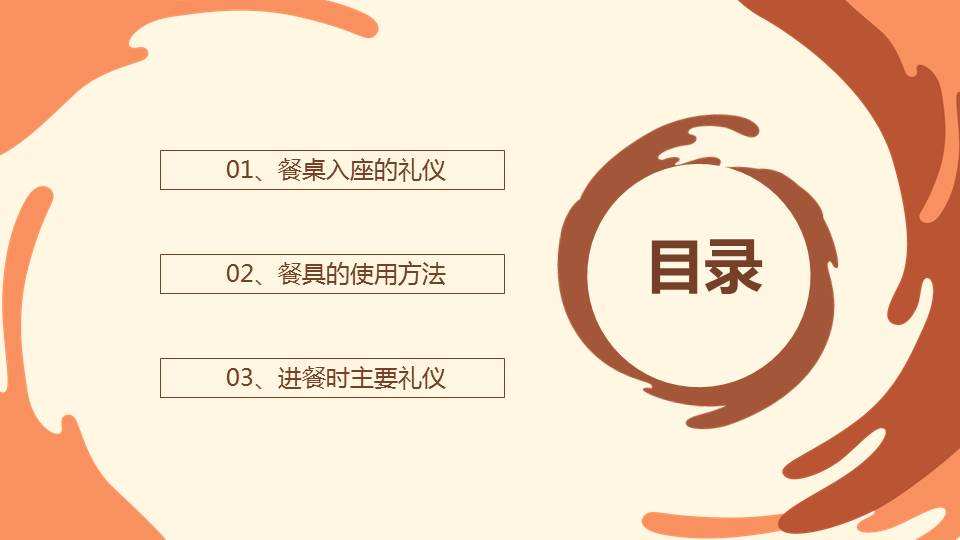 中西方餐桌礼仪培训PPT课件分享，共21P