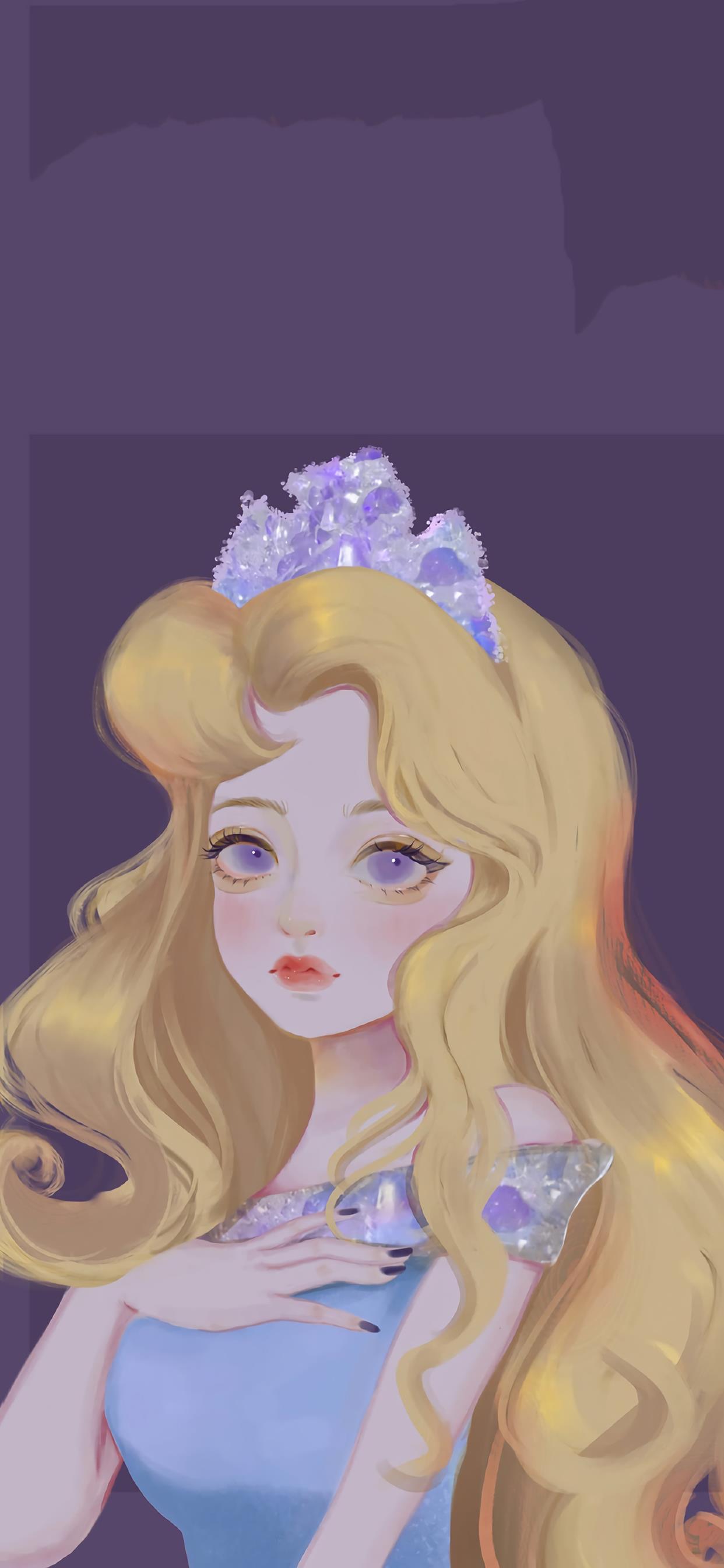 壁纸唯美王者荣耀西施动漫,迪士尼公主壁纸插画