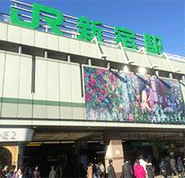 日本jr新宿,日本jr新宿站通道