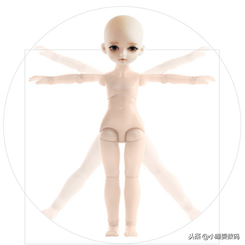 bjd可动手办娃娃盲盒,bjd手办可动