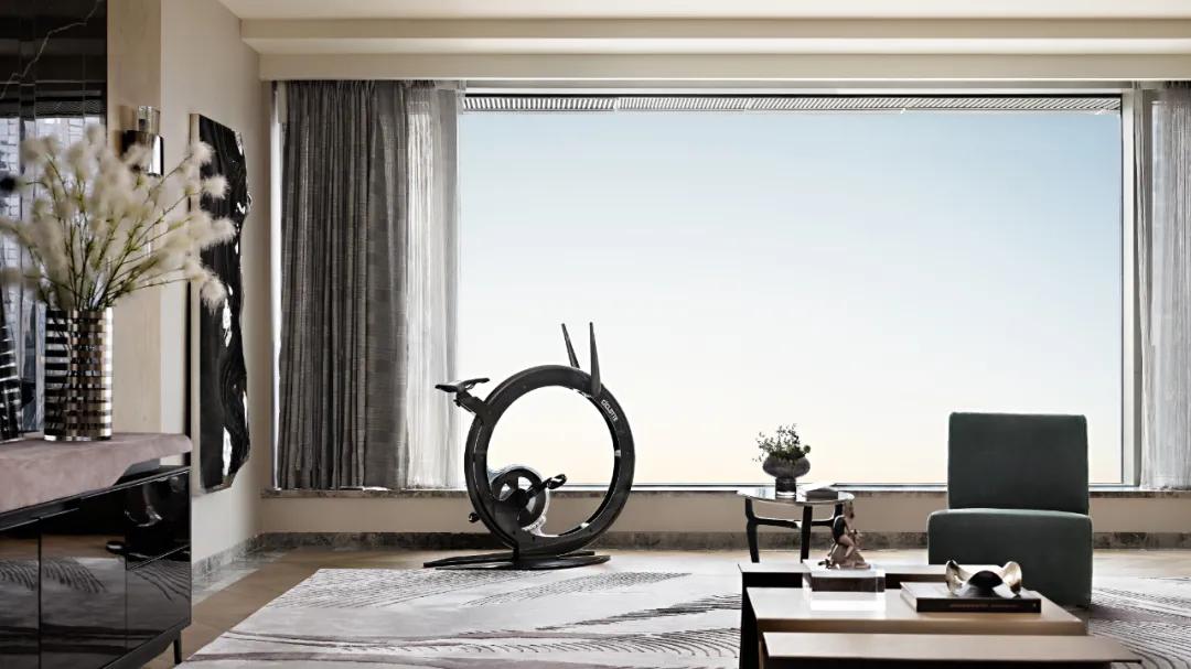 深圳中心天元266平公寓样板间,深圳中心天元330大平层