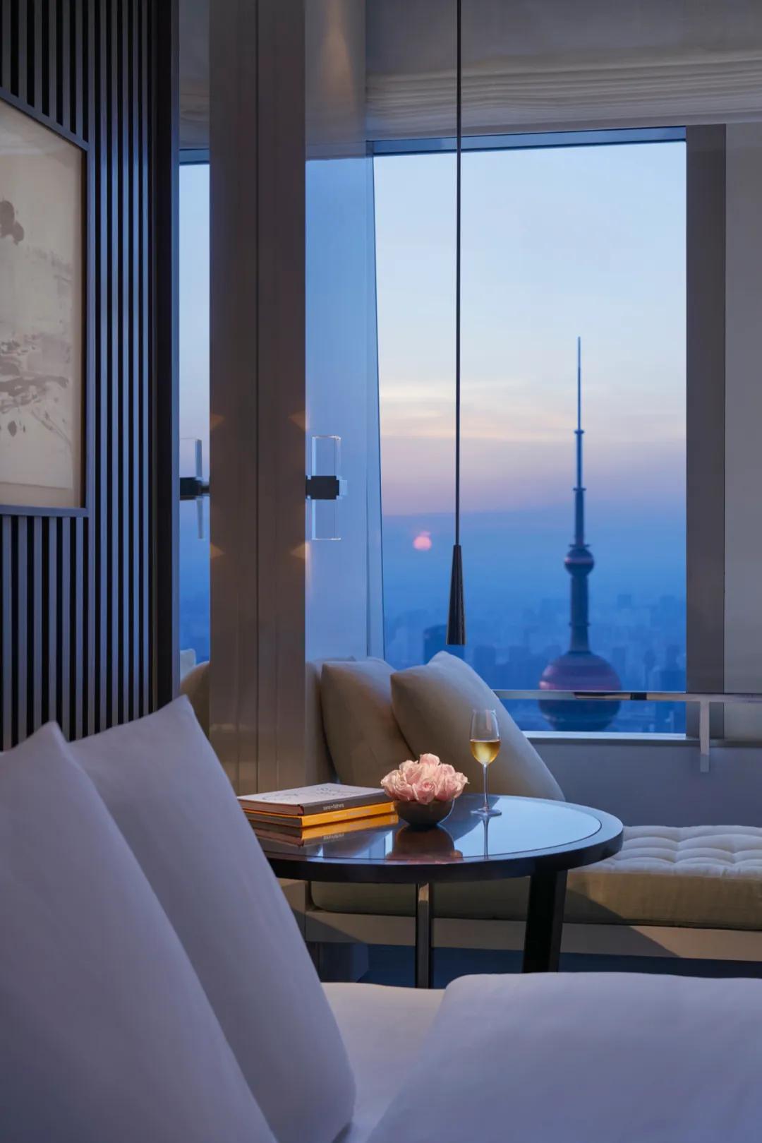 刘雯杭州柏悦酒店,刘雯同款打卡