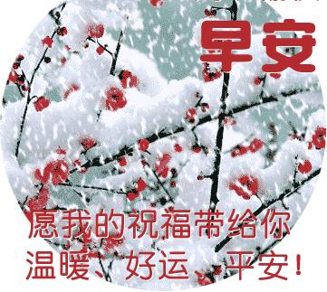 下大雪注意路滑动态表情,大雪问候动态图片