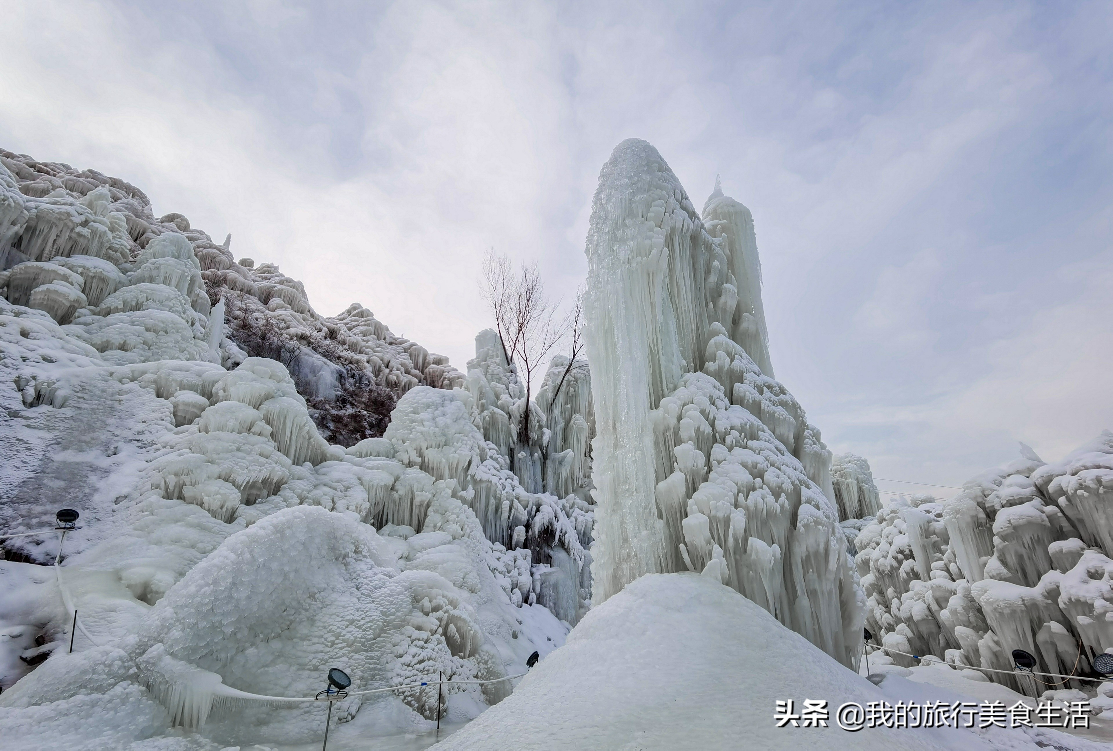 太原在哪看冰瀑布,太原冰川瀑布