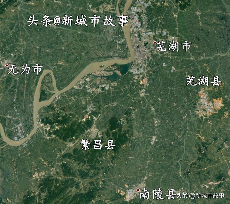 中国芜湖位置,芜湖市行政区划图最新版