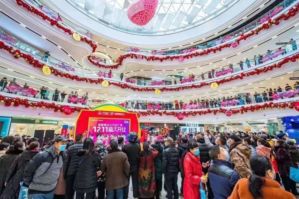 青白江万达是成都第二大万达吗,成都最大的万达商场