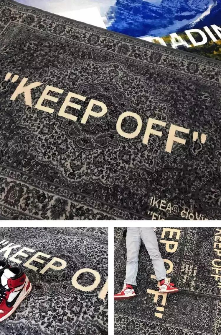 独家！OFF-WHITEx宜家联名地毯4/1开抢！1999元，仅限上海北京