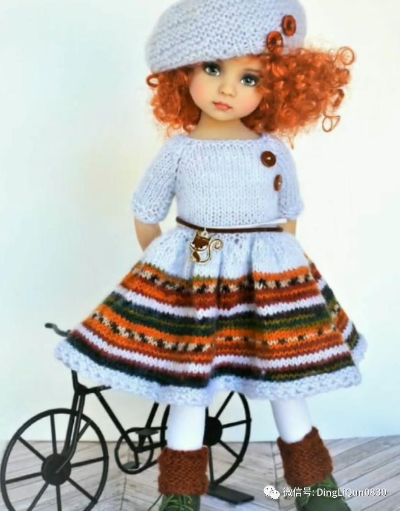 儿童毛衣针织连衣裙,拼接羊毛针织毛衣连衣裙