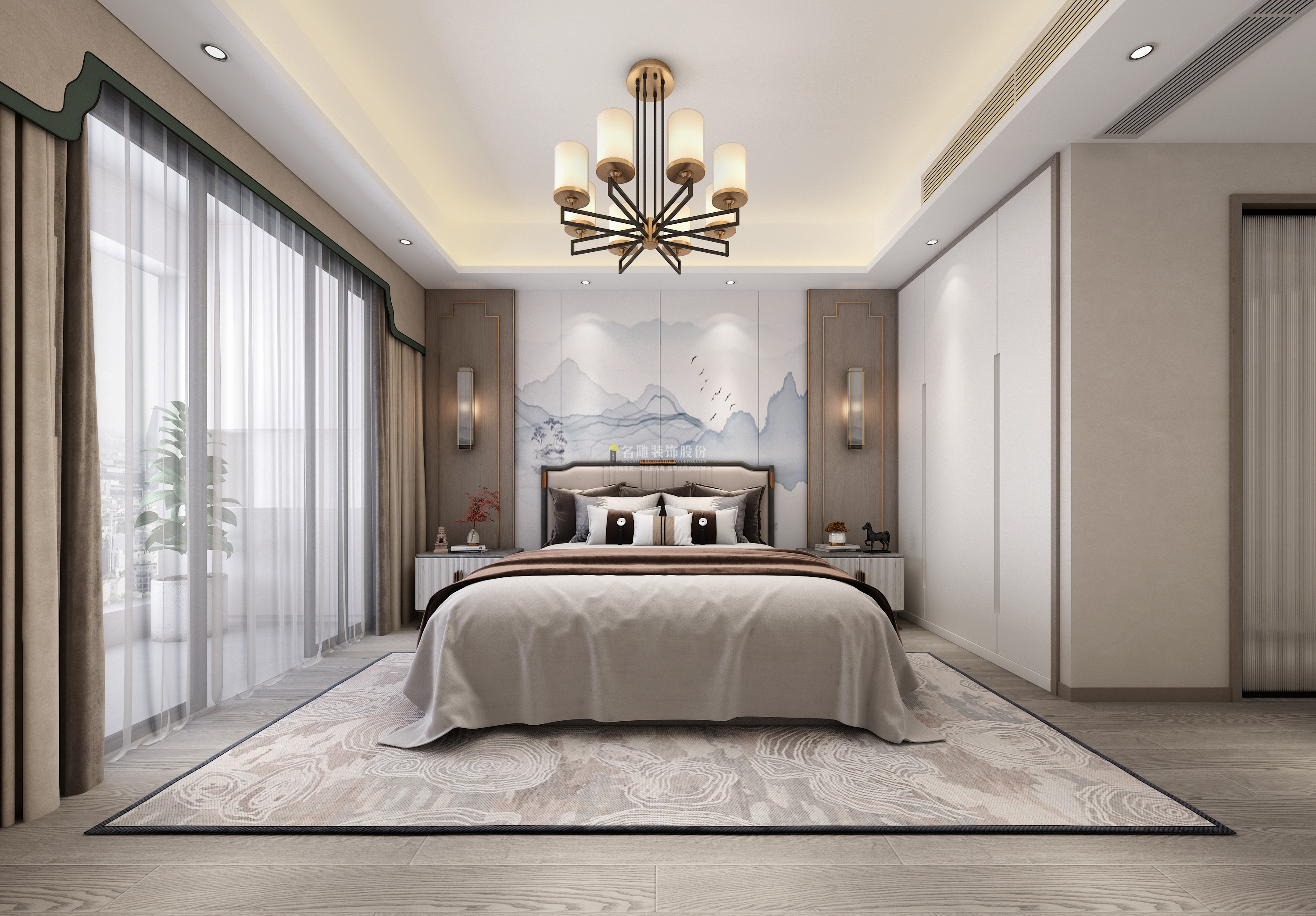 意式轻奢挑高叠墅,轻奢风装修叠墅130平方米