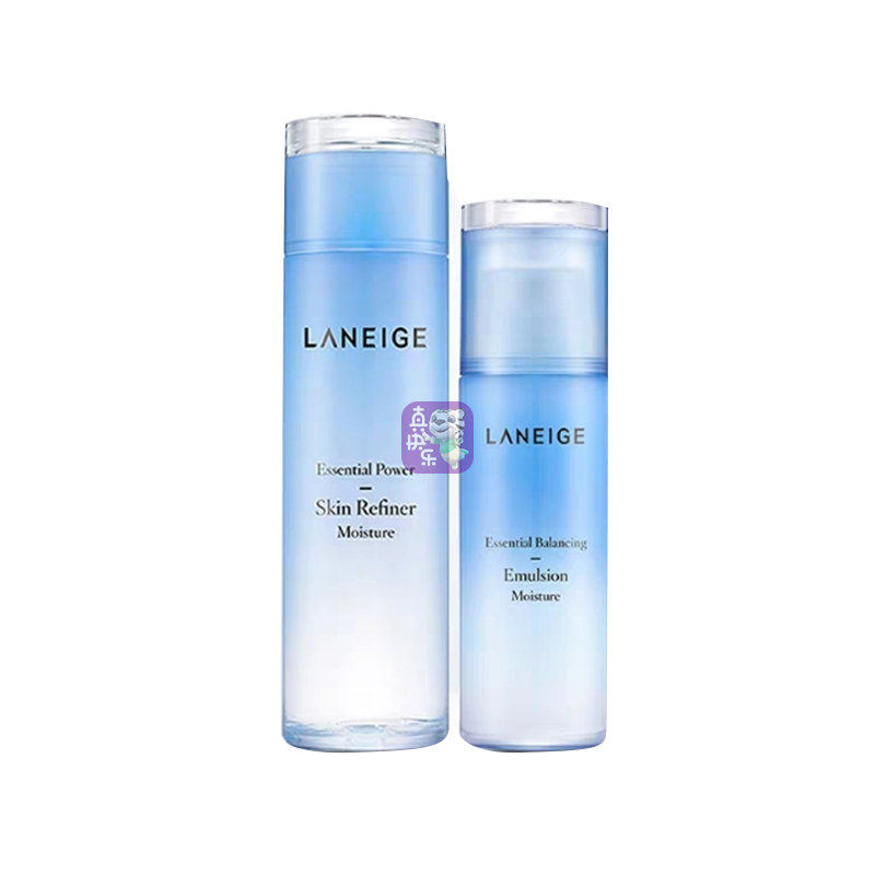 兰芝水衡清爽水乳9件套,兰芝水衡透润水乳200ml