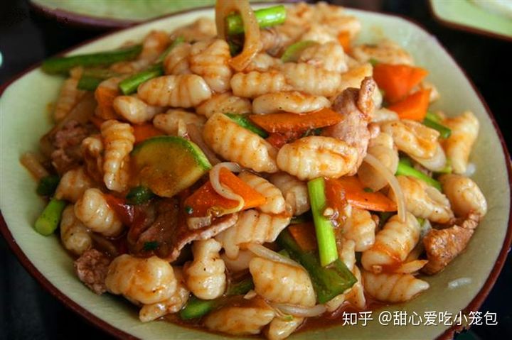 山西美食文化纯手工莜面窝窝,山西的这些面食你吃过吗